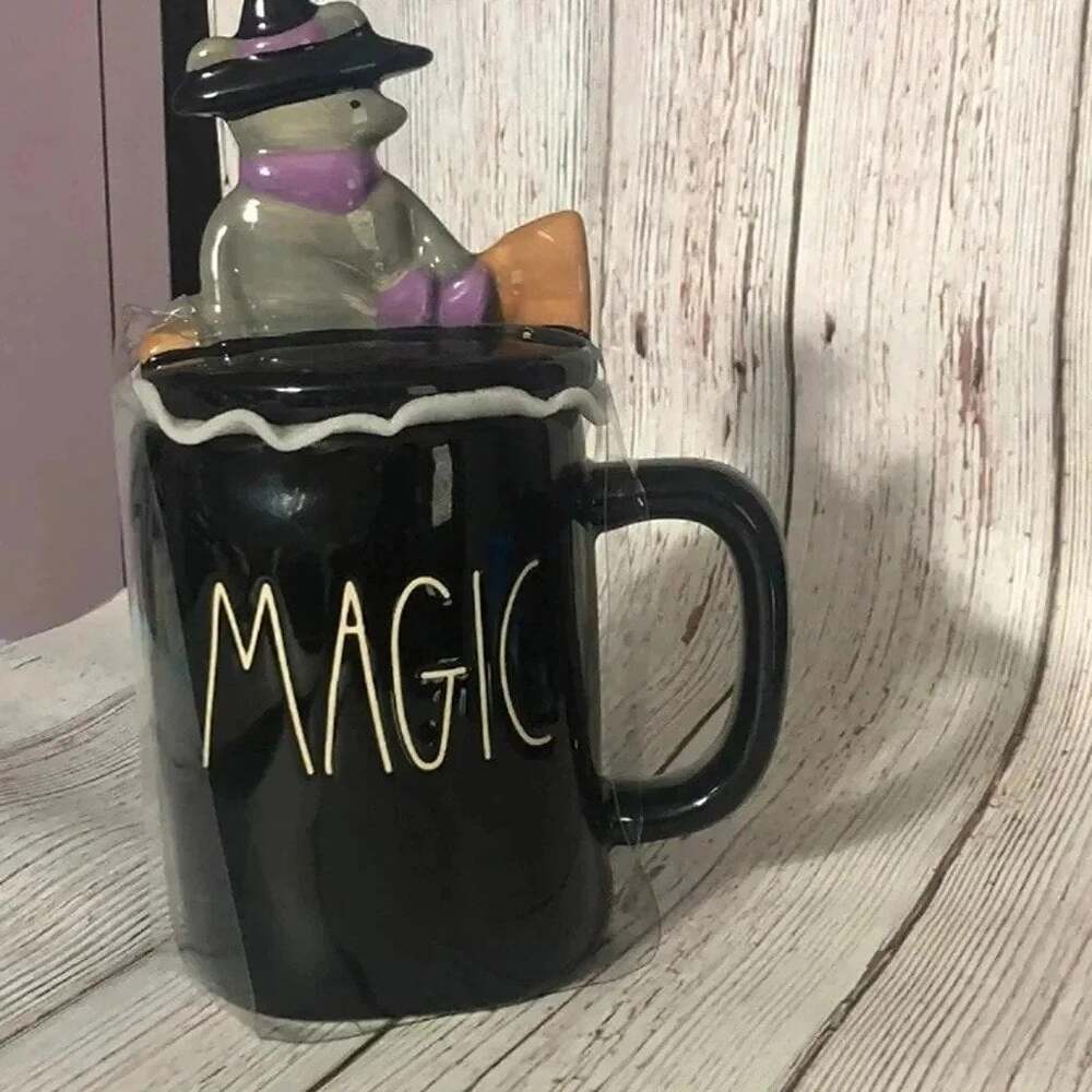 Rae Dunn MAGIC Mug with topper
